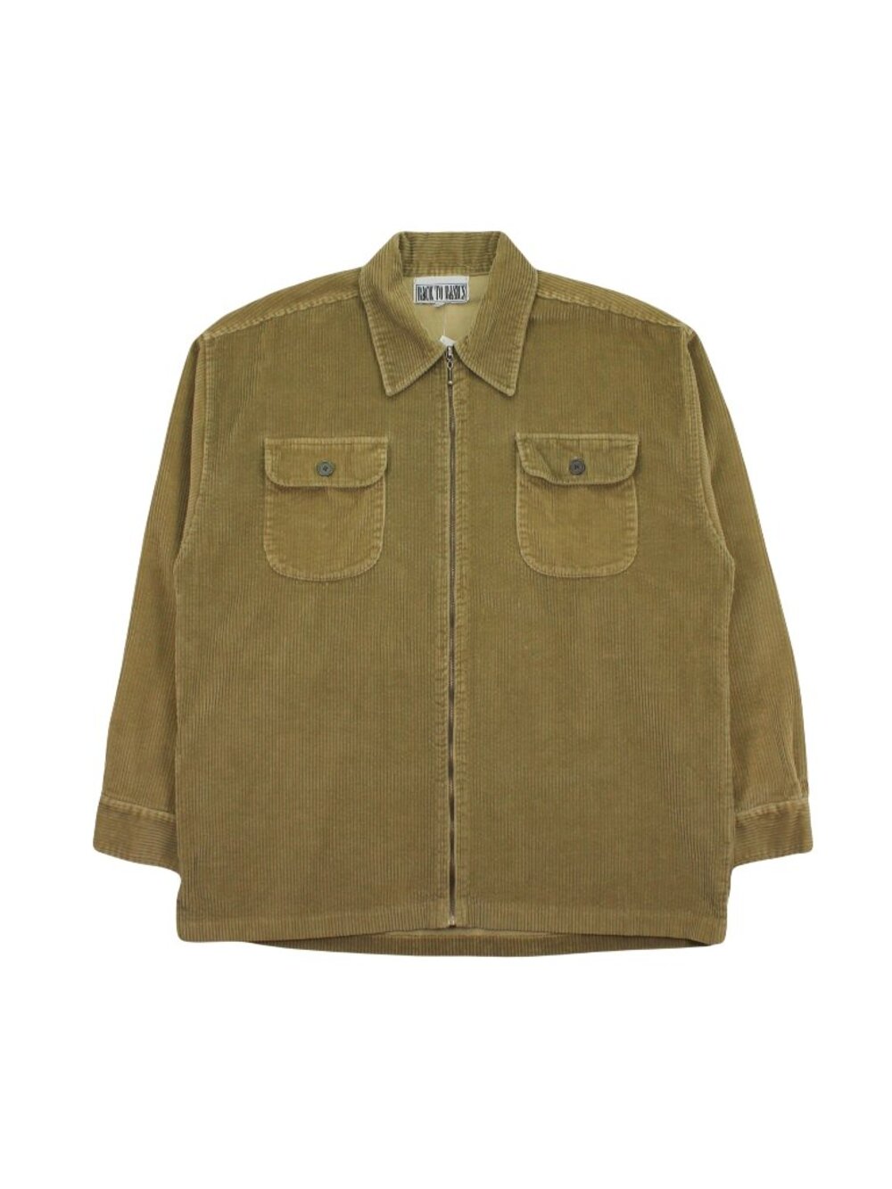 Vintage Back To Basics Corduroy Zip Jacket L